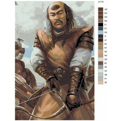 Картина по номерам U-112 "Восточные войны. Молодой Нергуй" 70x110 см Brushes Paints