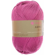 Пряжа Пехорка Акрил светлая фуксия (582), 100%акрил, 300м, 100г, 1шт