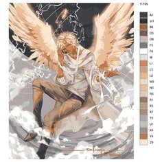Картина по номерам Y-755 "Ангел" 70x90 Brushes Paints