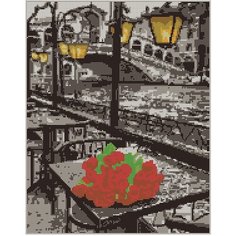 Алмазная мозаика Розы 43,7Х55см Diamant