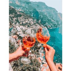 Картина по номерам Вид на южный городок 40х50 см Hobby Home