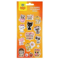 Наклейки объемные Мульти-Пульти "Котики" PS_39815