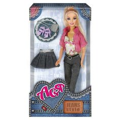 Набор с куклой Toys Lab Ася. Джинсовая коллекция, 28 см, дизайн 1 35089