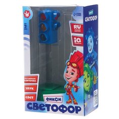 Светофор с обучающими карточками фиксики, русская озвучка