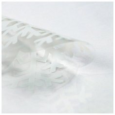 Наклейки на окна "Новогодние" снеговики, 50 х 74 см Noname