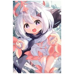 Картина по номерам на холсте Игра Genshin Impact Паймон - 7591 В 60x40