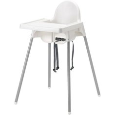 Стульчик для кормления Икеа Антилоп Ikea Antilop со столешницей, белый