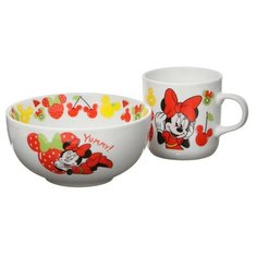 Набор детской посуды "Минни" 2 предмета: салатник, кружка, Минни Маус Disney