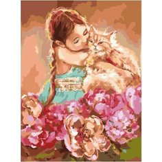 Картина по номерам Мой милый рыжик 40х50 см Hobby Home