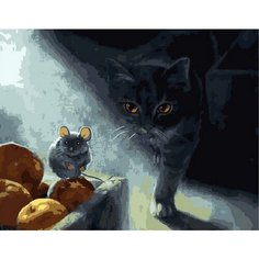 Картина по номерам Охота на грызуна 40х50 см Hobby Home