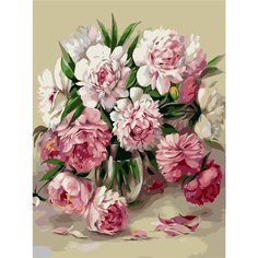 Картина по номерам Пышные пионы 40х50 см Hobby Home