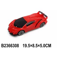 Машинка инерционная, цвет красный, в п 19,5x8,5x5 см NO Mark