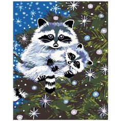 Картина по номерам Еноты 40х50 см Hobby Home