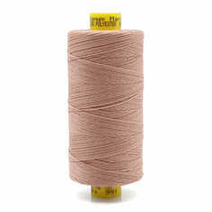 702404 Нить Gutermann Mara 30, 300 м, для отстрочки, 100% полиэстер (991 розово-бежевая пудра), 10 шт