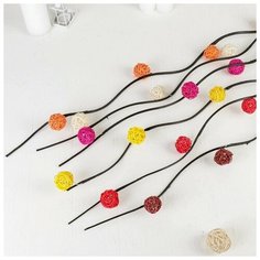 Romanoff Декор тинги "Китте шарик" d-4 cм 150 см, микс