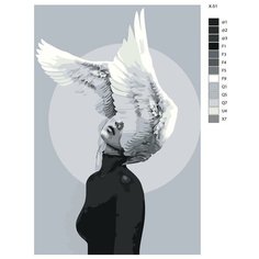 Картина по номерам X-51 "Освобожденные мысли" 60x90 Brushes Paints