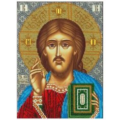 Набор для вышивания "Спас Вседержитель", 19х25,5 см, Вышиваем бисером