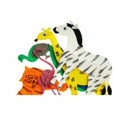 Игра-конструктор «Животные жарких стран», с игровым полем, 19 деталей Lip Lip