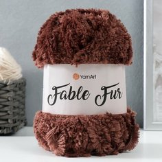 Пряжа "Fable Fur" 100% микрополиэстер 100м/100гр Нет бренда