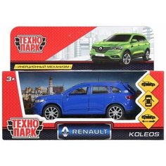 Машинка Технопарк RENAULT KOLEOS синий 12 см KOLEOS-BU