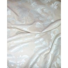 Ткань портьерная Софт Перья Беж, отрез 3,2м Arya
