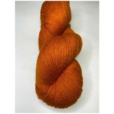 Пряжа для вязания шерсть 8/2 solid Orange 225-234г. Нет бренда