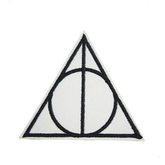Нашивка / Заплатка / Шеврон / Текстильный патч "Дары смерти" / "Deathly Hallows"