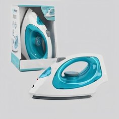 Утюг на батарейках с паром (свет, звук) в коробке Китай