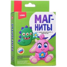 Магниты из гипса LORI "Забавные чудики", от 5 лет, в коробке (Пз/Г-037)