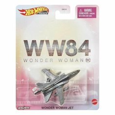 DMC55-GJR53 Машинка игрушка Hot Wheels Premium DC металлическая коллекционная Wonder Woman Jet