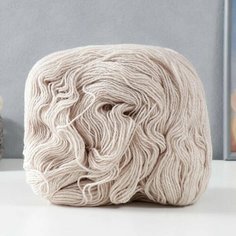 Пряжа с овечьей шерстью (500 грамм / 1250 метров) для вязания, состав овечья шерсть 50%, акрил 50%. Набор из 5 штук. (Мрамор, 50*50) Золотое руно