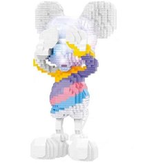Конструктор 3D из миниблоков Balody LP Аниме Микки Маус стесняшка с подсветкой 1763 элементов - BA210658