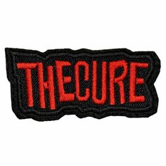 Нашивка, шеврон, патч (patch) The Cure, размер 8,3*3,5 см, 1 шт. Rocknrolla