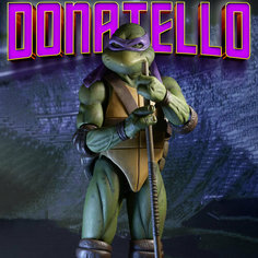 Экшен-фигурка Teenage Mutant Ninja Turtles / Черепашка ниндзя Донателло 1990 г 18 см Lawe