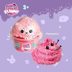 Слайм с вложениями «Пирожное» Funny Slime Волшебный мир