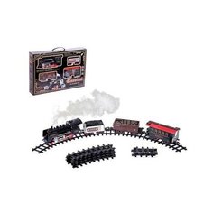 Железная дорога Классический паровоз, 20 деталей, световые и звуковые эффекты, с дымом, работает о .