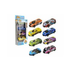 Машинка 1TOY Авто Сальто метал прыгающая инерц 9 см 4 шт в ассорт Т23212
