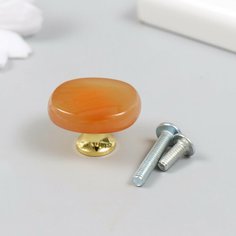 Ручка для шкатулки "Cердолик" 2,6х1,7 см Россия
