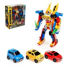 Набор роботов «Супербот», трансформируется, собирается из трёх роботов Noname