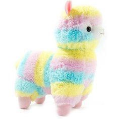 Мягкая игрушка Лама Альпака цвет радужный 25 см Sun Toys