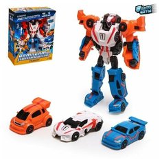 Робот "Мегаробот", собирается из 3 машин Автоботы