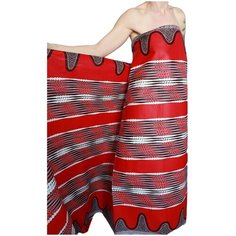 Ткань для шитья и рукоделия хлопковая двухсторонняя /этнический африканский принт для одежды, платьев, костюмов, декора, пэчворка / 1,2х1 м. Vlisco