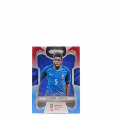 Коллекционная карточка Panini Prizm FIFA World Cup Russia 2018 #86 Samuel Umtiti - Red Blue Wave S0317