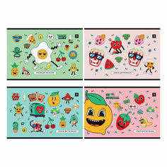 Альбом для рисования 32л, А4, на скрепке BG "Веселые стикеры" BG®