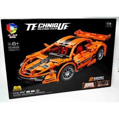Конструктор TECHNIQUE спортивная машинка 1200 деталей в масштабе 1:14 нет