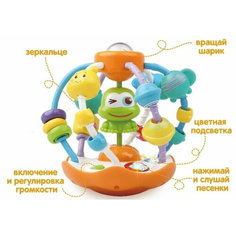 Погремушка "Потеша"на бат(мелодии, песни, мигает подсветка) Китай