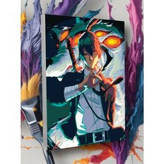 Картина по номерам Человек-бензопила Круто красим