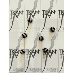 Пуговица обтяжная на металлической ножке, 1 шт. Noname