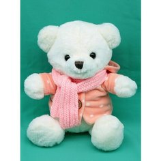 Мягкая игрушка Мишка в кофточке с шарфиком 30 см. АКИМБО КИТ