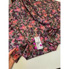 Ткань Плательная принтованная шерсть, 1 м. Noname